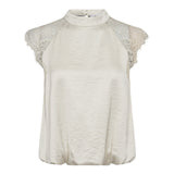 IdunCC Lace Ballon Top - Off white