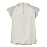 IdunCC Lace Ballon Top - Off white
