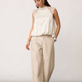 IdunCC Lace Ballon Top - Off white