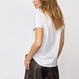 SignatureCC New Tee - White/DarkBrown