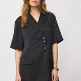 MeiCC SS Blazer - Black