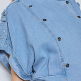 TillyCC Vest - Fade Denim