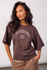 43013 ZengaCC Tee O-Neck - Dark Brown