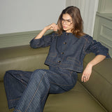 SiggaCC Stripe Pant - Denim Blue