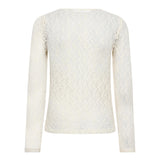 BarnaCC O-Neck Blouse - Off-White