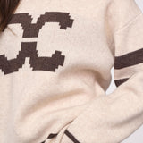 RowCC Coco Logo Knit - Creme