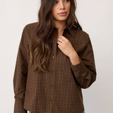 TeffaCC Padded Check Shirt - Olive