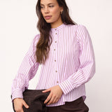 SigridCC Stripe Shirt - Rosebloom