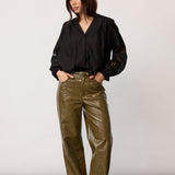 DelinCC Balloon Emb Shirt - Black