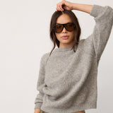 KailaCC LS Knit - Grey Melange