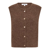 JaideCC Vest Knit - Brown