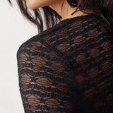 BarieCC O-Neck Blouse - Black