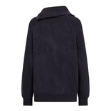 RowCC Rib Zip Roll-Neck Knit - Navy