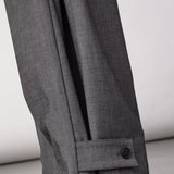 JackyCC Pleat Pant - Mid Grey