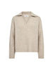 RogerCC LS Polo Knit - Creme