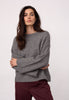 RogerCC O-Neck Knit - Grey Melange