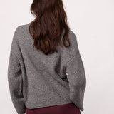 RogerCC O-Neck Knit - Grey Melange