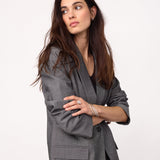 JackyCC Fitted Blazer - Mid Grey