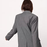 JackyCC Fitted Blazer - Mid Grey