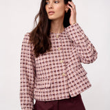 TikaCC Boucle Jacket - Dusty Rose
