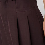 LunaCC New Pocket Pleat Skirt - Bison