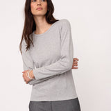 GrannyCC LS Tee - Grey Melange
