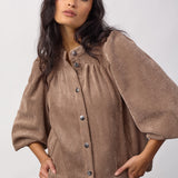 DaisyCC  Cord Shirt - Walnut