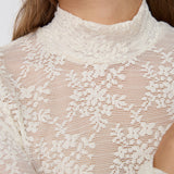BirtaCC Turtleneck Blouse - Off-White