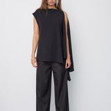 FalconCC Drape Top - Black