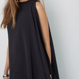 FalconCC Drape Dress - Black