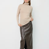 RigoCC Rollneck Blouse - Walnut