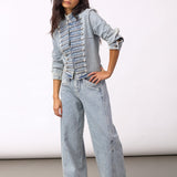 JacksonCC Officer Denim Jacket - Bleach Denim