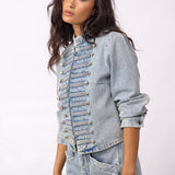 JacksonCC Officer Denim Jacket - Bleach Denim