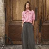 EllisCC Scarf Neck Blouse - Candyfloss