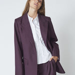 AlmiraCC Fitted Blazer - Plum - Co'couture