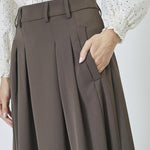 AnyaCC Pleat Skirt - Mocca - Co'couture