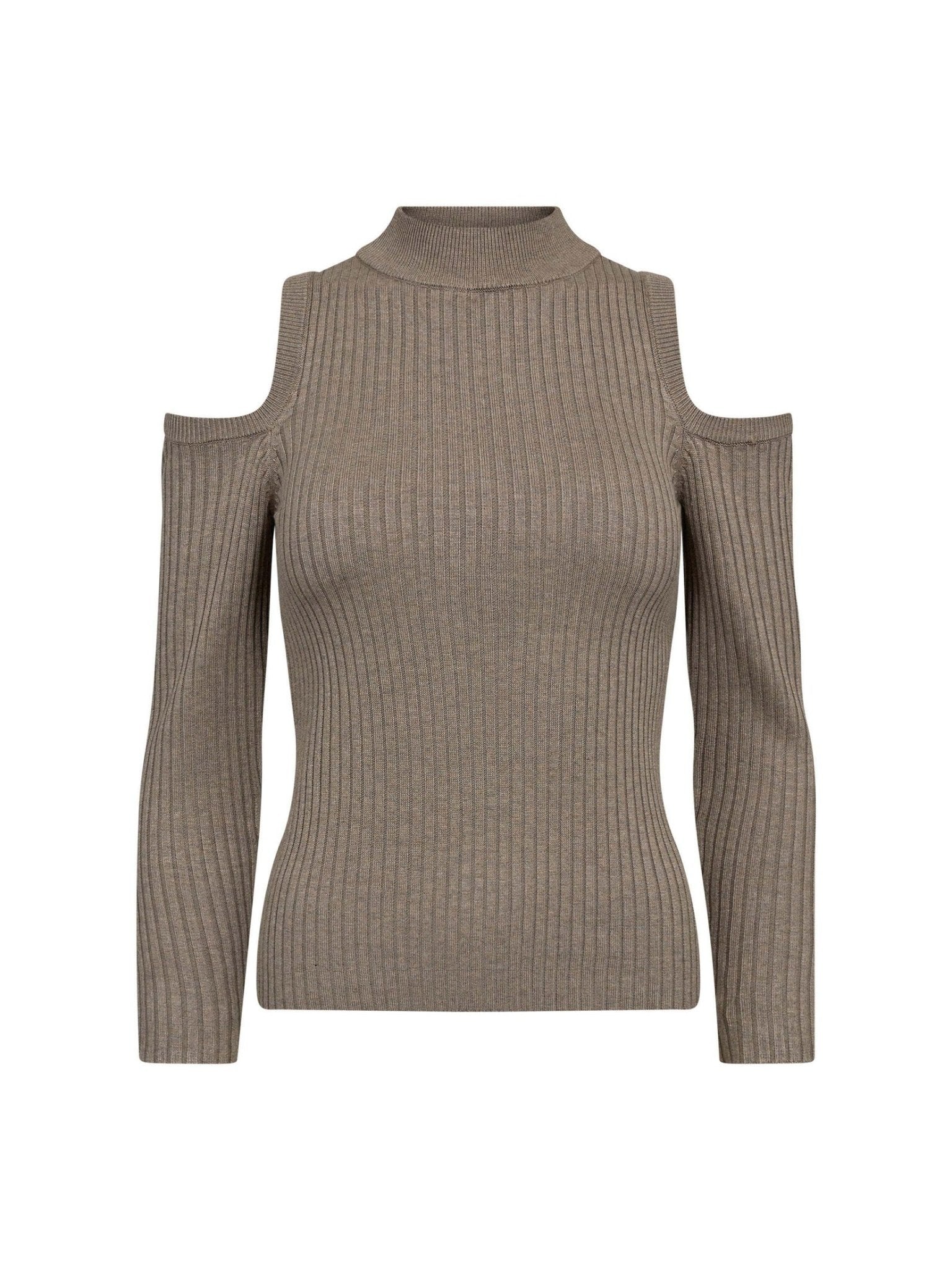 BalinCC Off - Shoulder Knit - Light Walnut - Co'couture