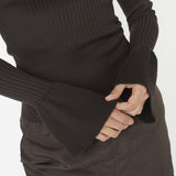 BalinCC Wide Cuff Knit - Dark Brown - Co'couture