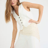 BernettaCC Vest - Bone - Co'couture