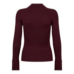 BonnyCC Polo LS Knit - Winered - Co'couture