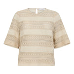 CarlyCC Crochet Blouse - Bone - Co'couture
