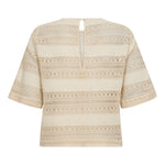 CarlyCC Crochet Blouse - Bone - Co'couture