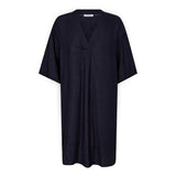 CarynCC Pleat Tunic Dress - Navy - Co'couture