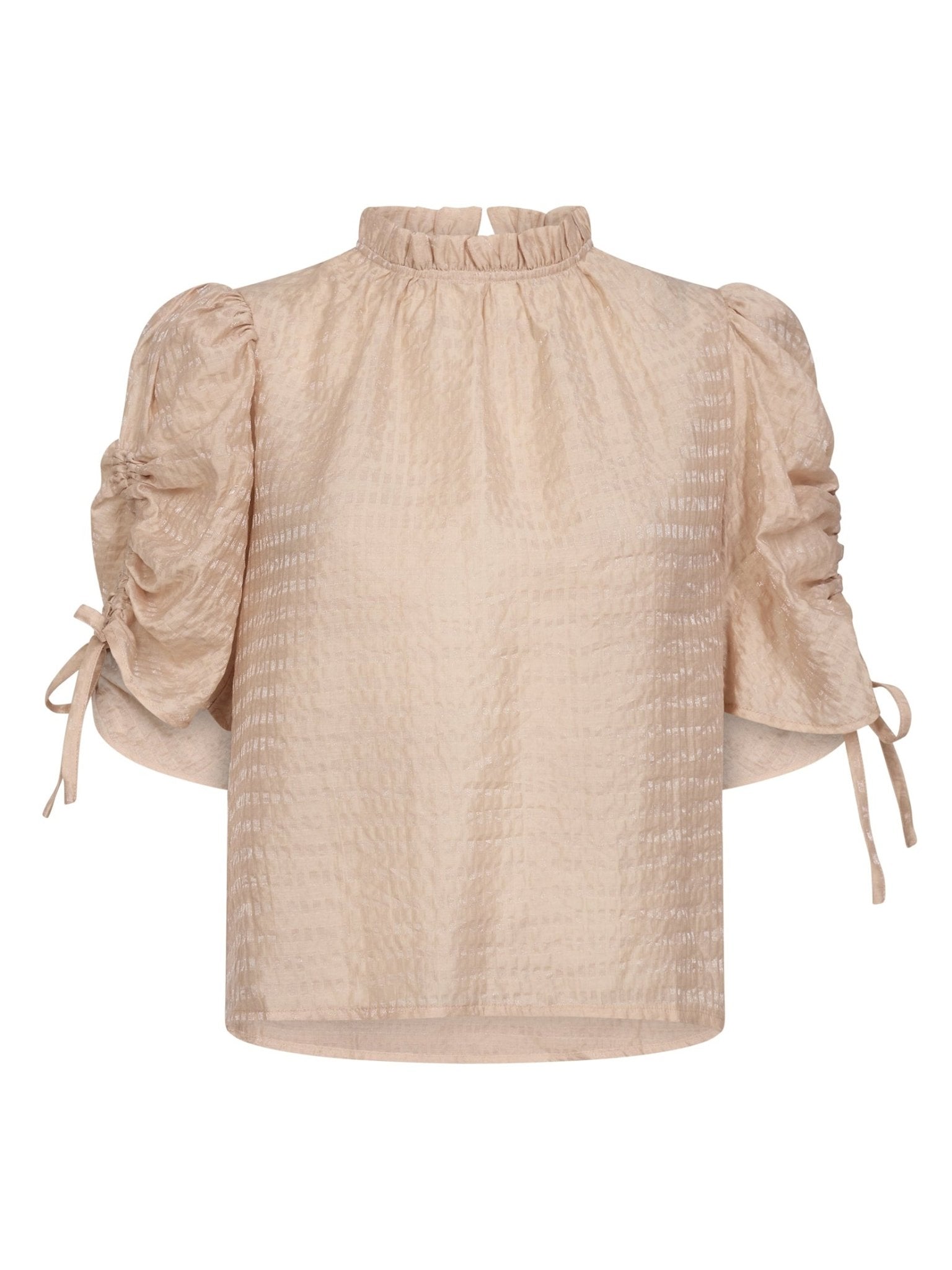 CharlieCC SS Puff Blouse - Powder - Co'couture