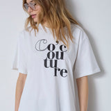 CocoutureCC Box Tee - White - Co'couture