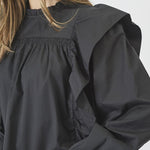 CottonCC Crisp Frill Blouse - Black - Co'couture