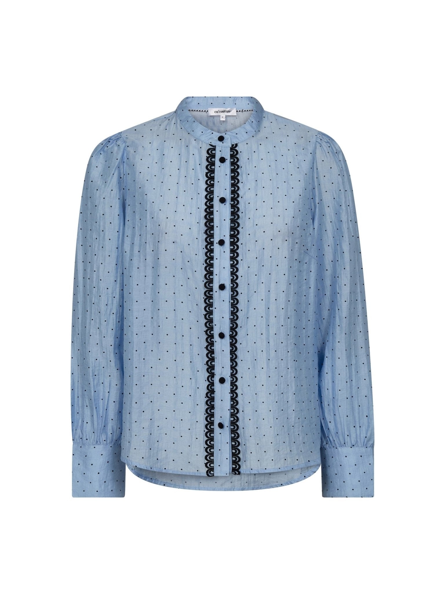 DallyCC Dot Shirt - Pale Blue - Co'couture