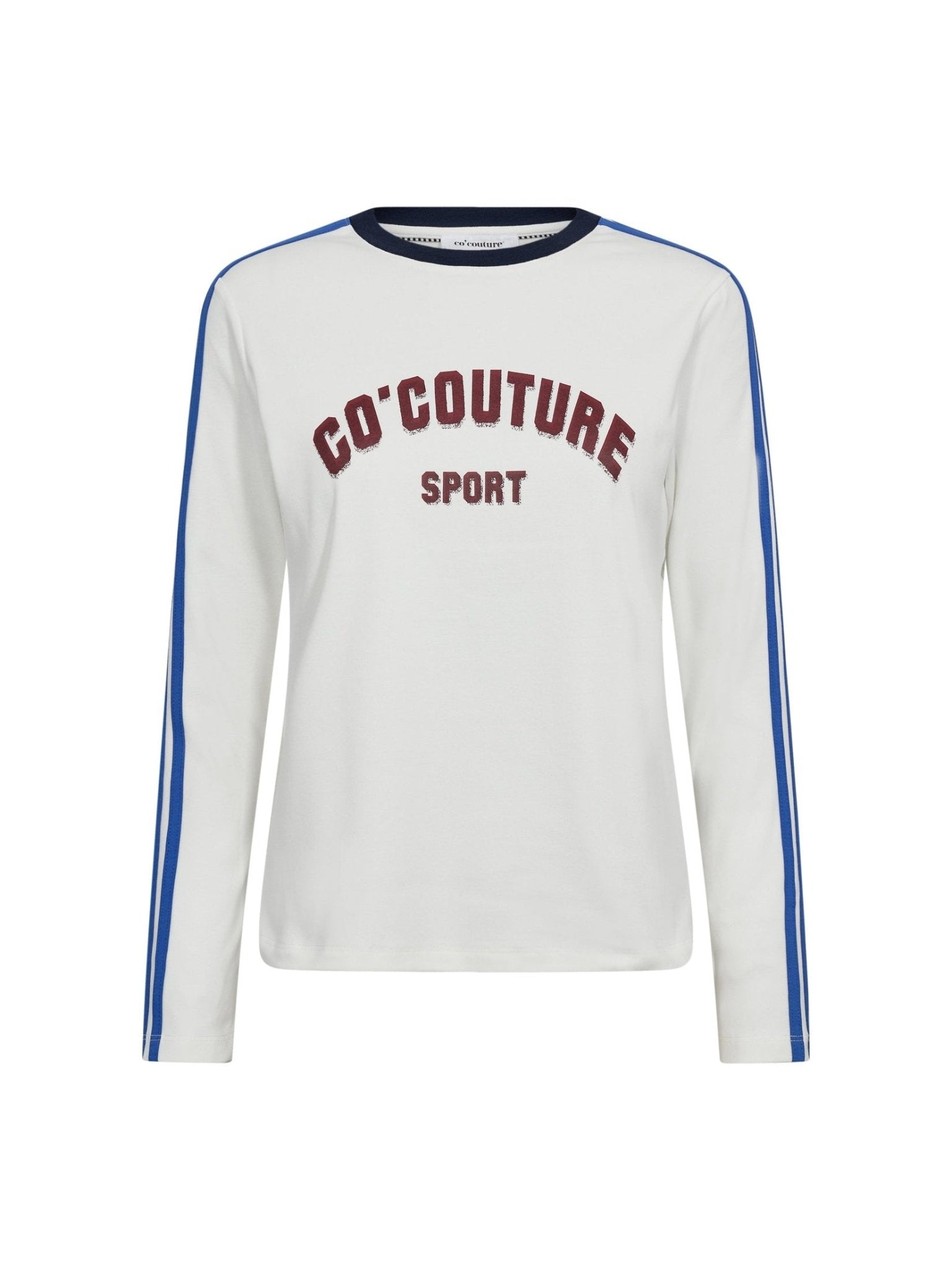 EdgeCC Sport LS Tee - Off - White Blue - Co'couture