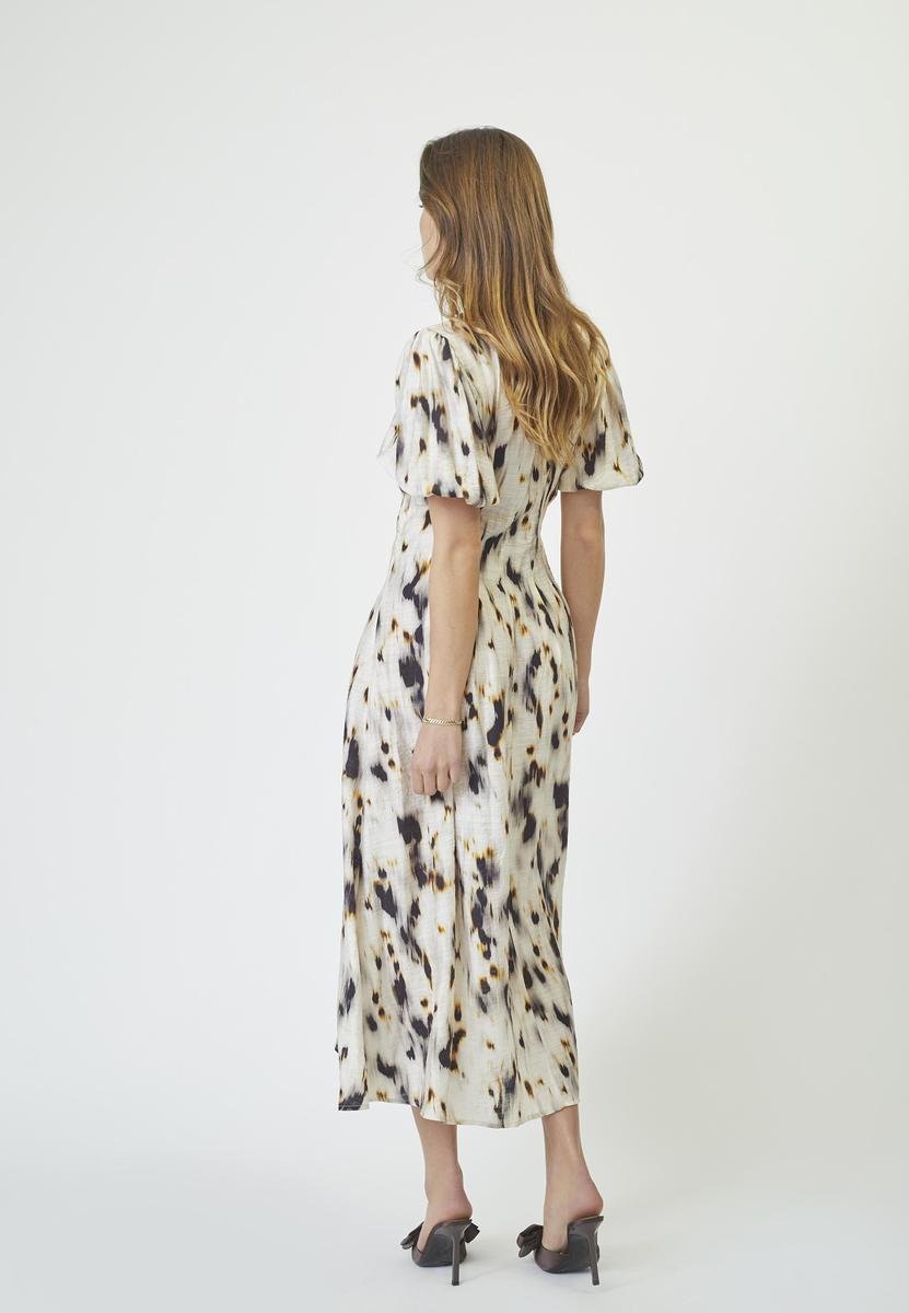ElisaCC Pleat Dress - Bone - Co'couture