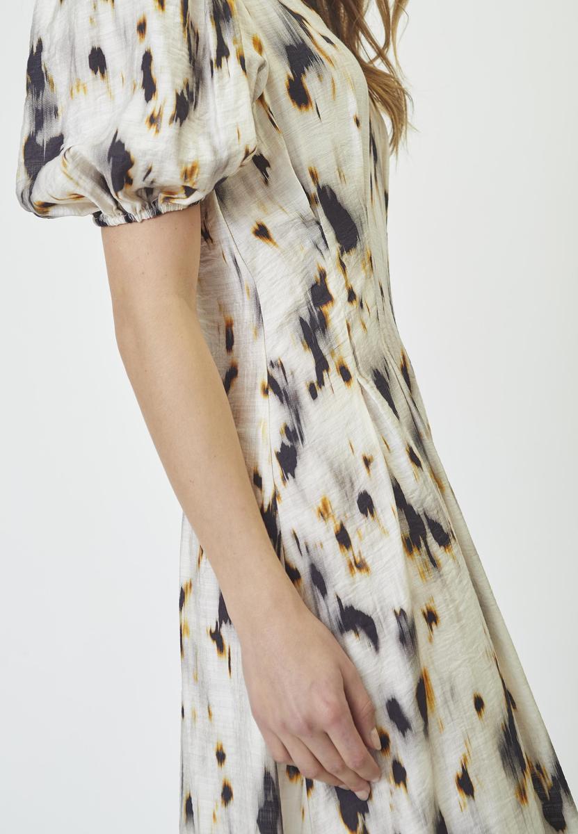 ElisaCC Pleat Dress - Bone - Co'couture